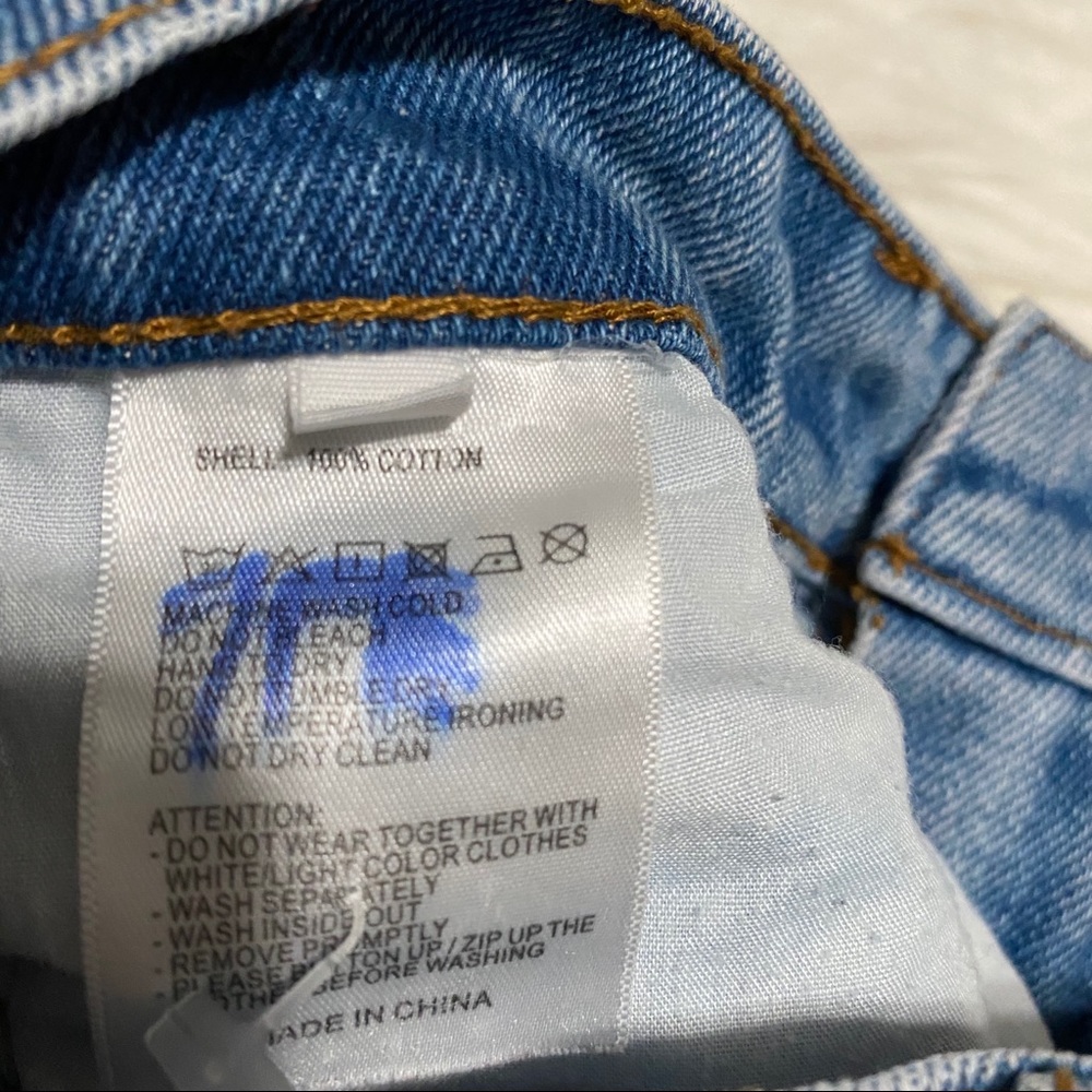 Light Blue Denim Jean Mini Skirt - Picture 6 of 6